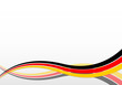 Hintergrund mit deutschen Farben/Schwüngen Hintergrund mit deutschen Farben/Schwüngen