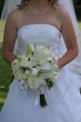 flowers and wedding gown flowers and wedding gown
