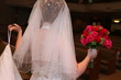 flowers and veil flowers and veil