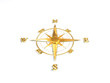Oldstyle wind rose compass (Gold) Oldstyle wind rose compass (Gold)