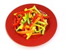 Photo: Tossed Bell Peppers Tossed Bell Peppers