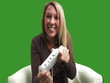 Girl Plays Video Game