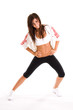 Photo: Beautiful young brunette working out Beautiful young brunette working out
