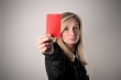 red card