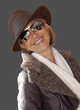 Femme au chapeau