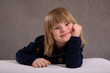 Smiling Girl with Disability