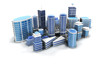 Ville moderne building architecture 3D Ville moderne building architecture 3D