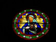 Vitrail à la Vierge Marie