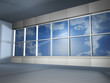 big window and fly plane