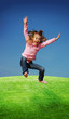 jumping happy child jumping happy child