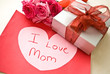 I love mum message with gifts