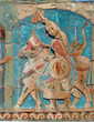 Decorative panel on themes of the Kalmyk epos. Kalmykia