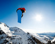 Snowboarding action