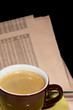 Weiße Kaffeetasse