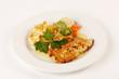 Seelachsfilet mit Kartoffelgratin