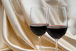 Photo: glasses of wine on a tray glasses of wine on a tray