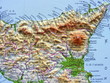Carta geografica della Sicilia