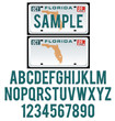 Vektor: License Plate Florida License Plate Florida