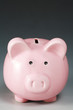Pink piggy bank