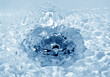 Drain with water
