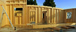 Stitched Panorama de nouvelle maison