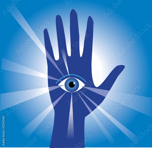 Vektor: Abstract hand Abstract hand
