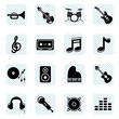 music icons set