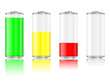 battery with reflection
