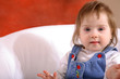 Handicapped children with Down Syndrome