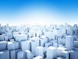abstract cube city