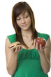 Hamburger oder Apfel