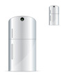 Vector refrigerator icon.