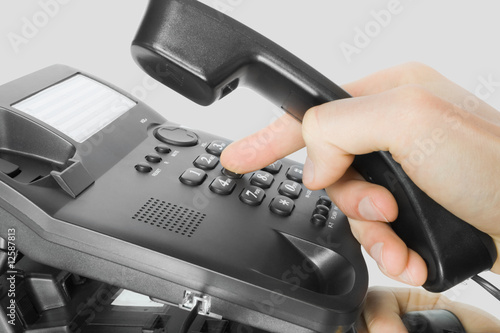black telephone