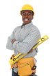 African American Construction Man
