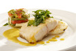 Pescado en salsa de cilantro. México Pescado en salsa de cilantro. México