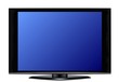 Isolated TV screen