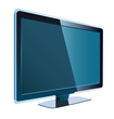 Plasma LCD TV display. Vector. Plasma LCD TV display. Vector.
