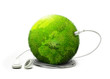 Green earth listening to music Green earth listening to music