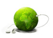 Green earth listening to music Green earth listening to music