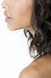 Profile of an attractive young woman