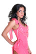 In pink tones