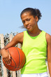Photo: Girl basketball player Girl basketball player