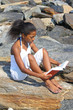 Photo: Beautiful girl at the beach Beautiful girl at the beach