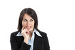 worried businesswoman