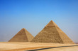 PYRAMIDE KEOPS ET KHEPHRENE