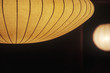 Close up of a large Nelson lantern against a black background