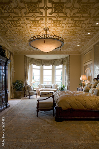 Photo: Bedroom with Elaborate Ceiling Bedroom with Elaborate Ceiling