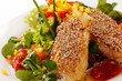 Foto: Mahi-Mahi-Filet auf Salat Mahi-Mahi-Filet auf Salat