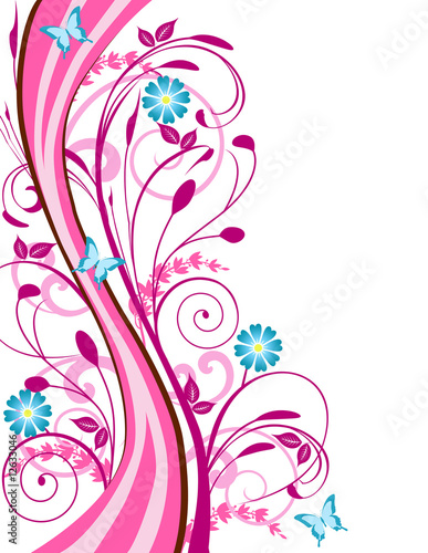 background images flowers. Spring ackground with pink