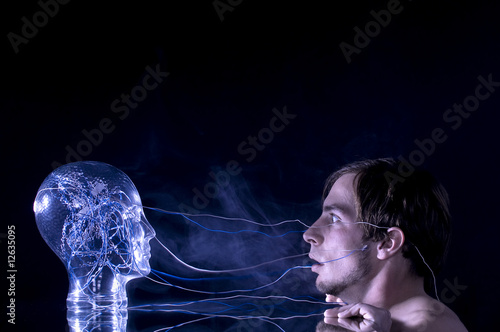 Photo: electronic heads electronic heads